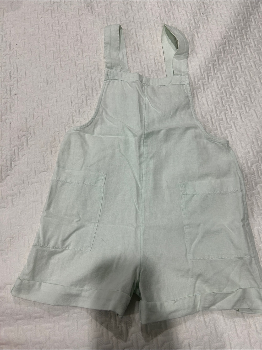 O'Neill Kids Mint Green Short Overalls